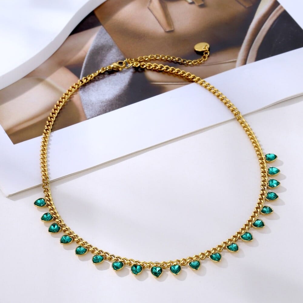 Halskette mit Herzen Necklaces Loanya