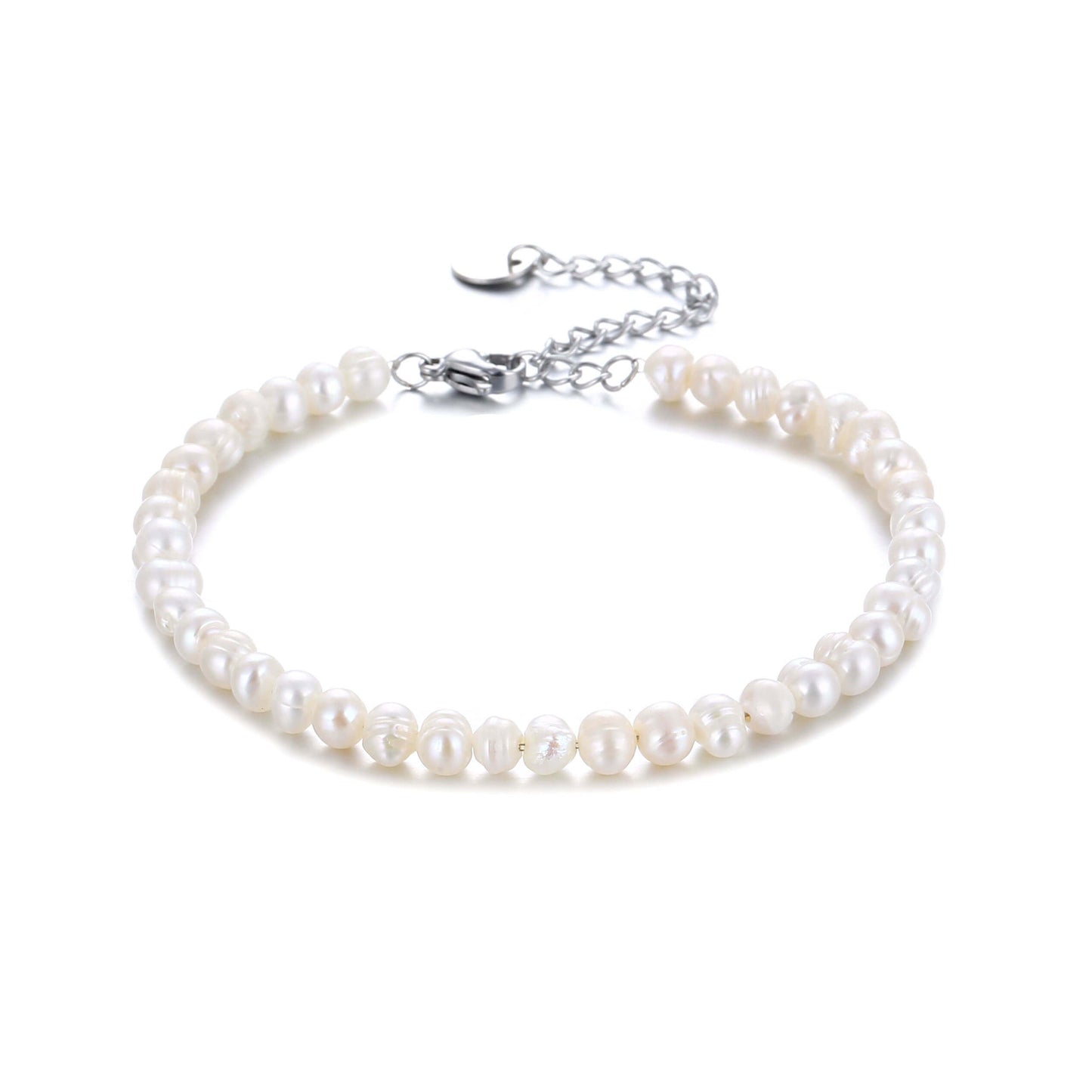 LOANYA Perlenarmband mit Anhänger Bracelet Loanya Silber