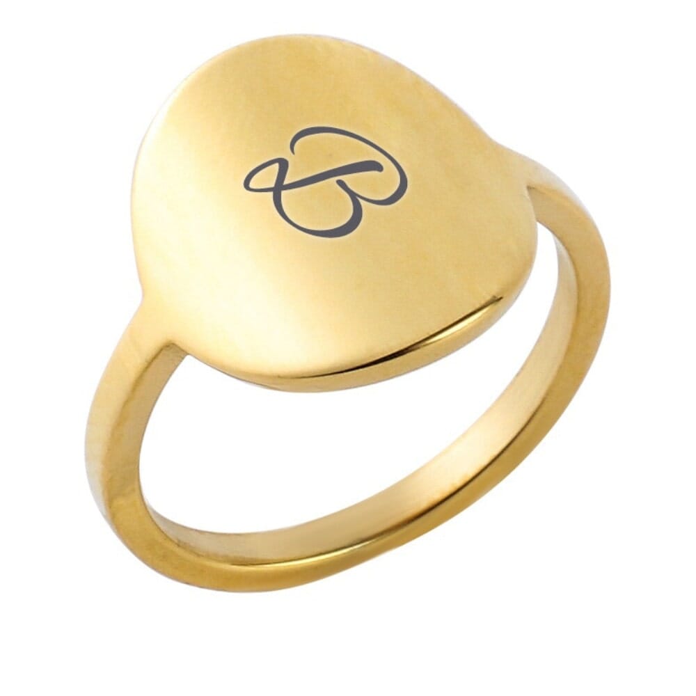 Siegelring mit Namen Rings Loanya Gold 7