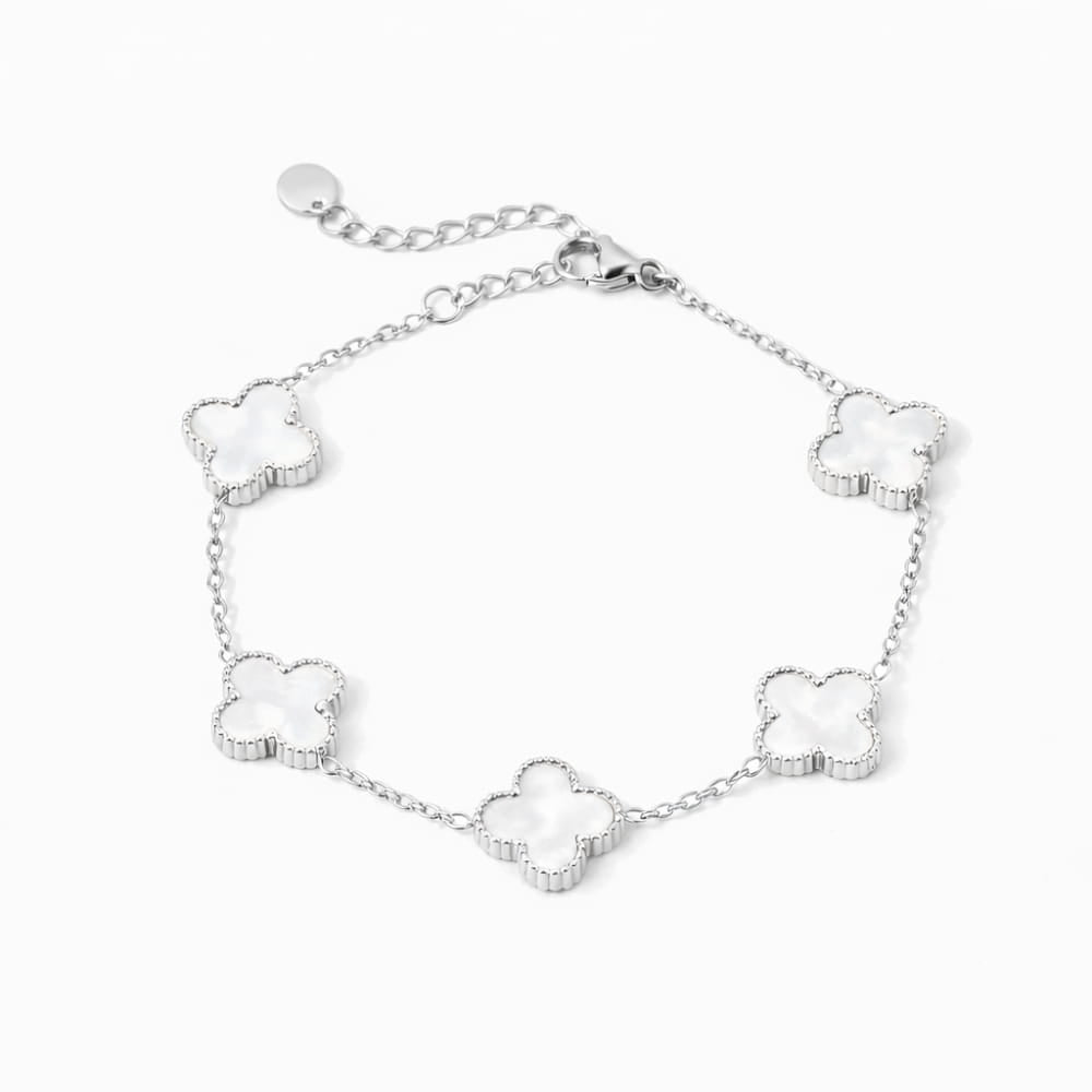 Clover Bracelet with Personalised Engraving