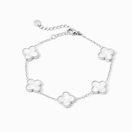 Clover Bracelet with Personalised Engraving