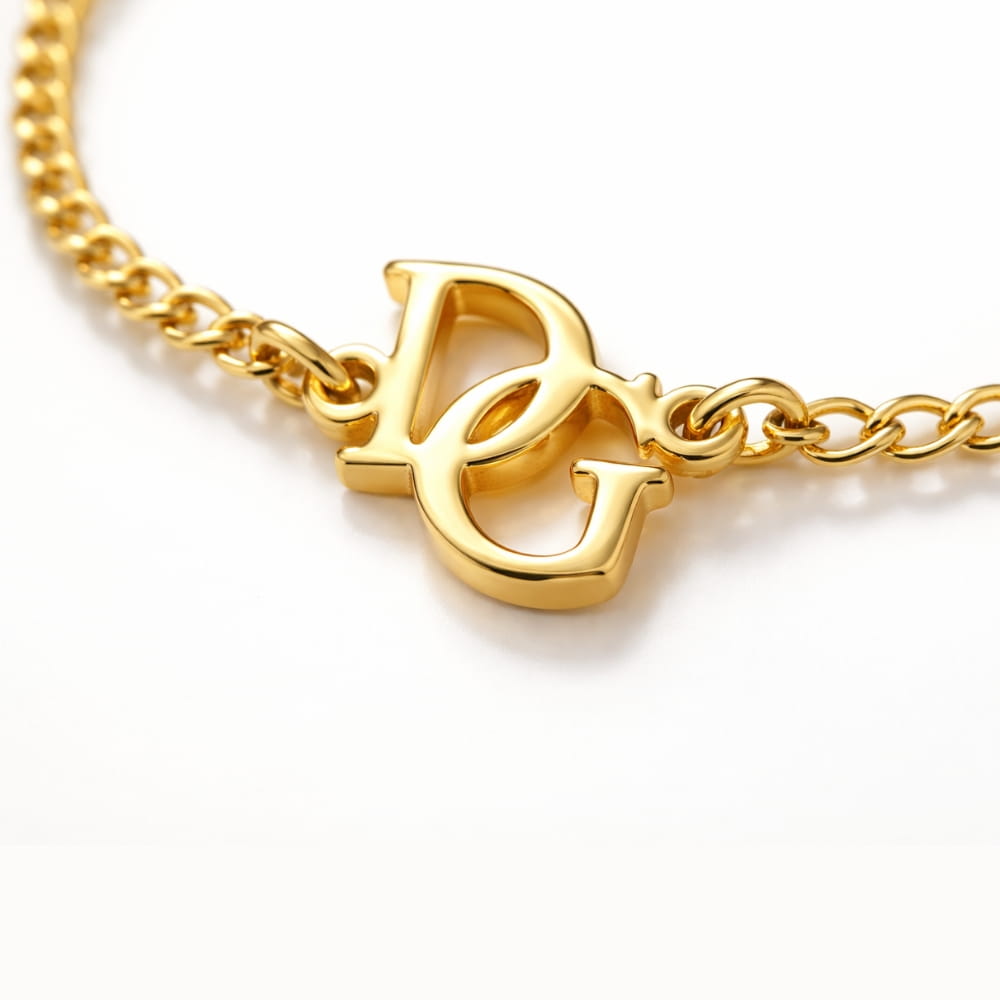 Interlocking Initials Bracelet