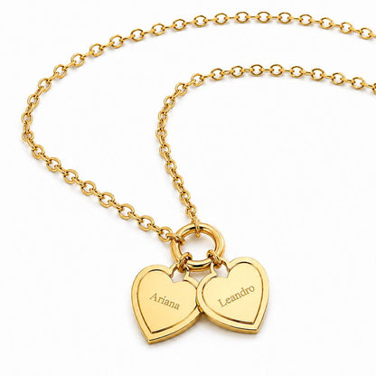 Personalised Heart Charm Necklace