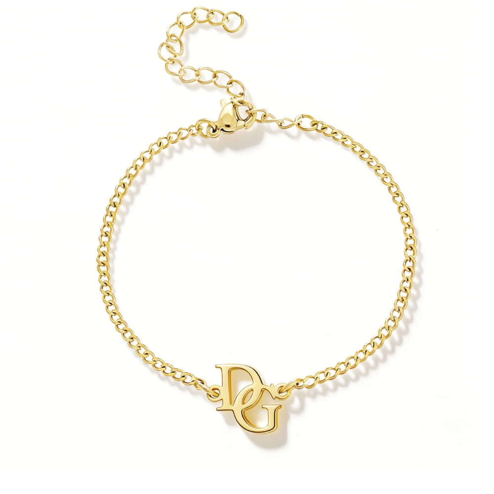 Interlocking Initials Bracelet