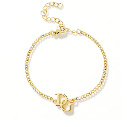Interlocking Initials Bracelet