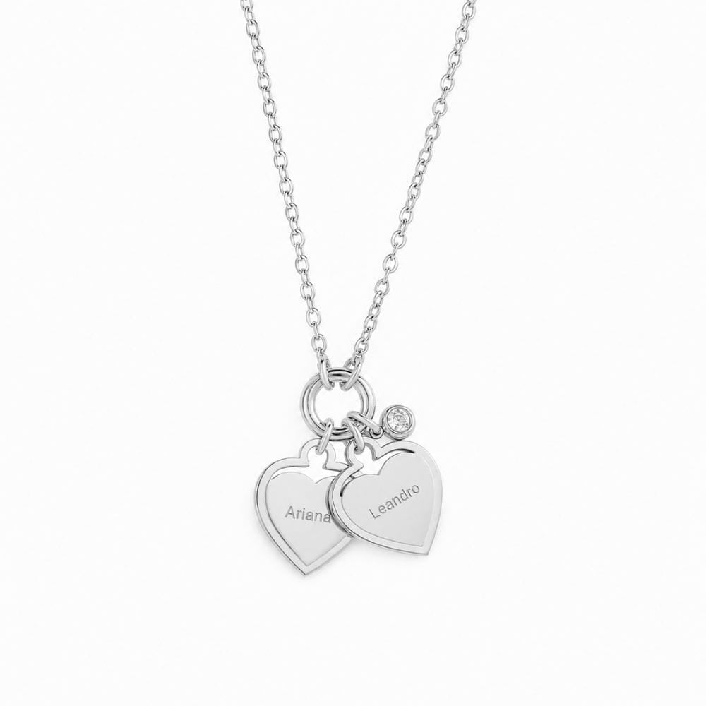 Personalised Heart Charm Necklace