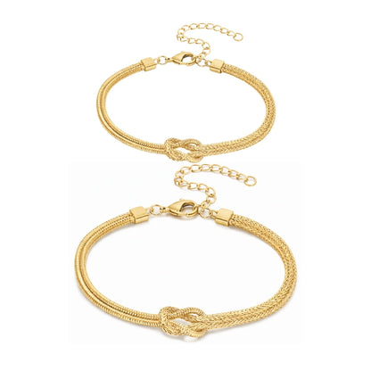 Eternity Knot Couple Bracelets (Set of 2)