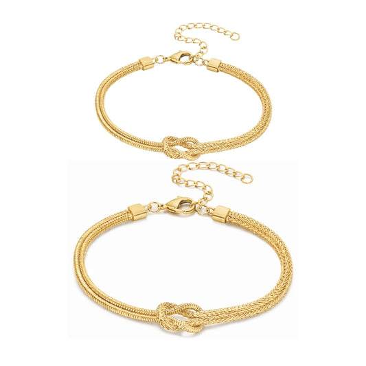 Eternity Knot Couple Bracelets (Set of 2)