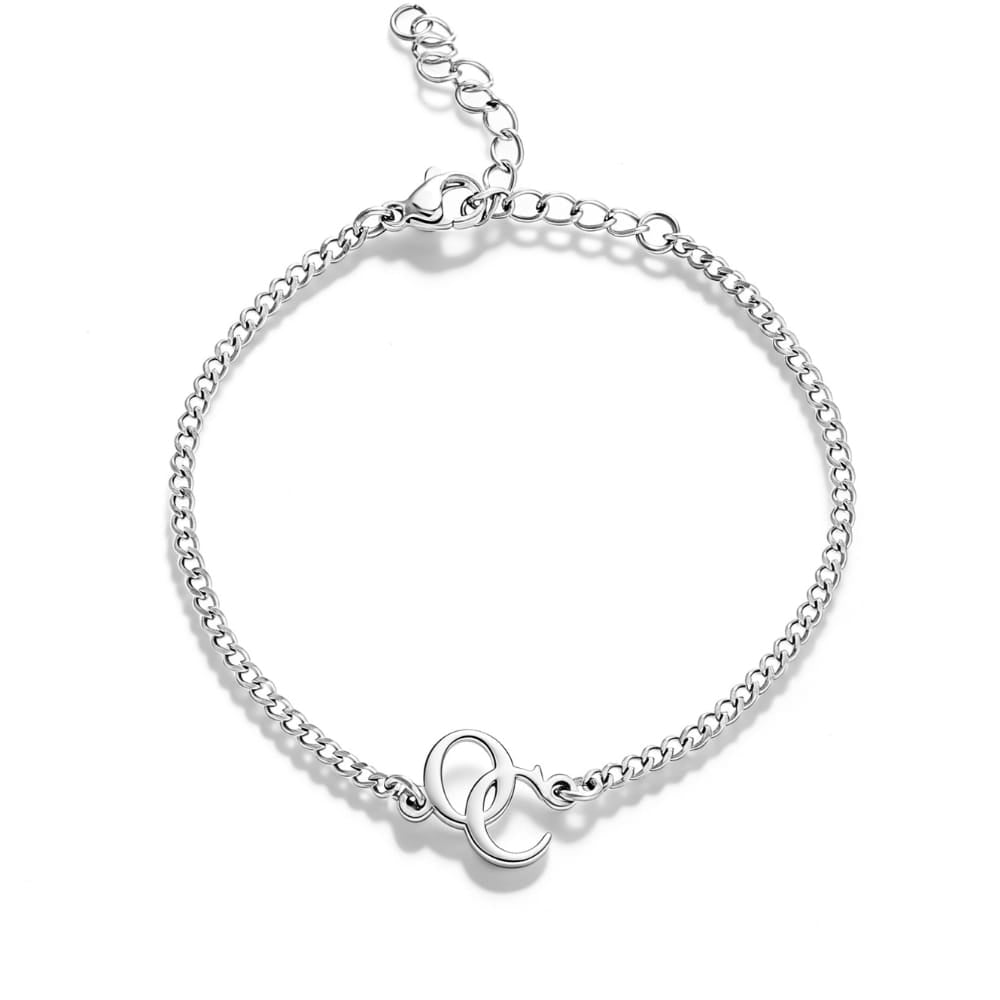 Interlocking Initials Bracelet