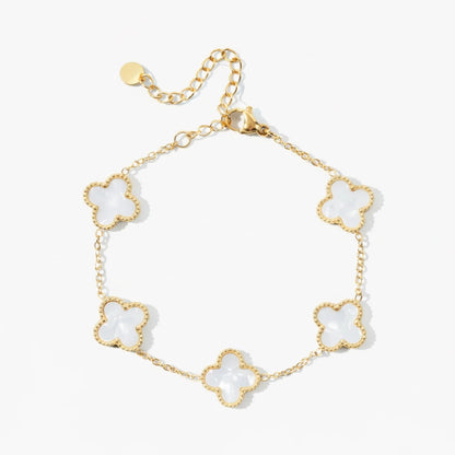 Clover Bracelet with Personalised Engraving