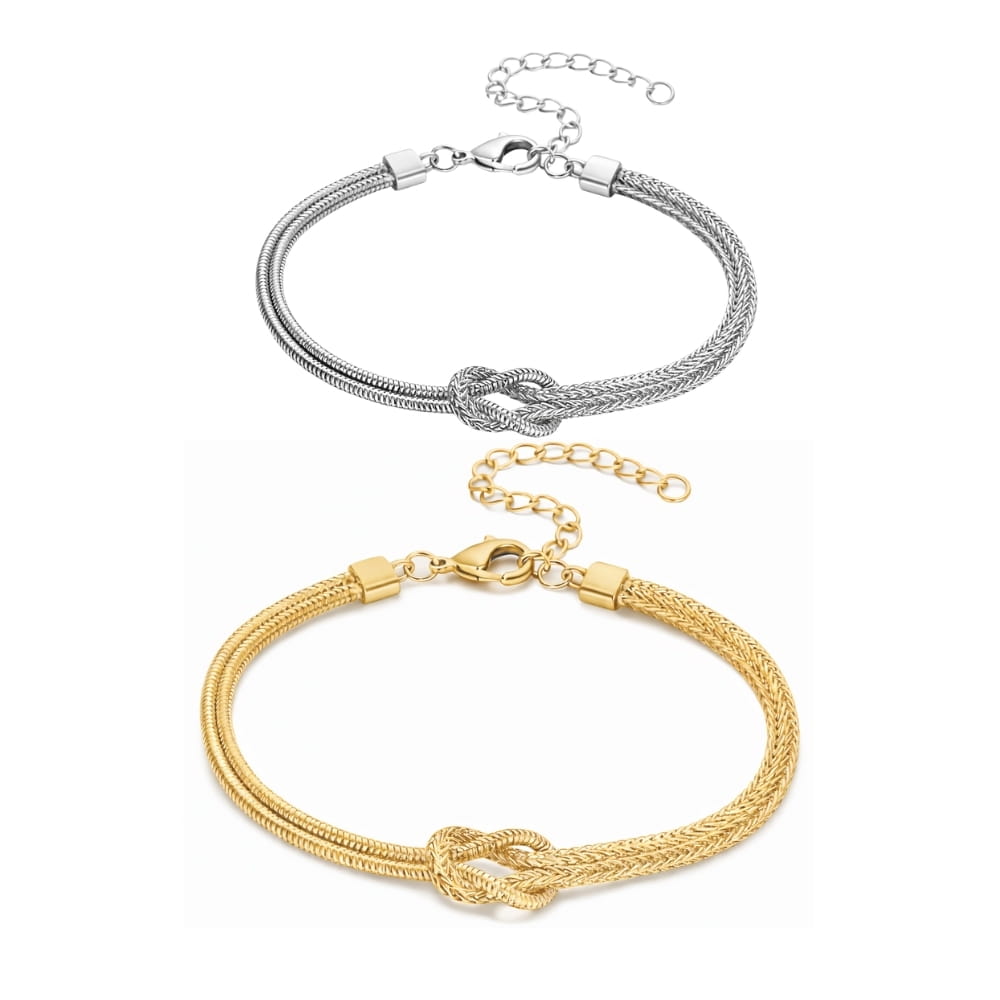 Eternity Knot Couple Bracelets (Set of 2)