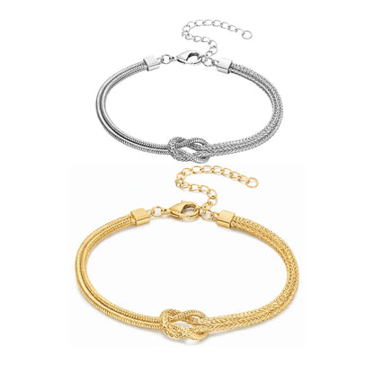 Eternity Knot Couple Bracelets (Set of 2)