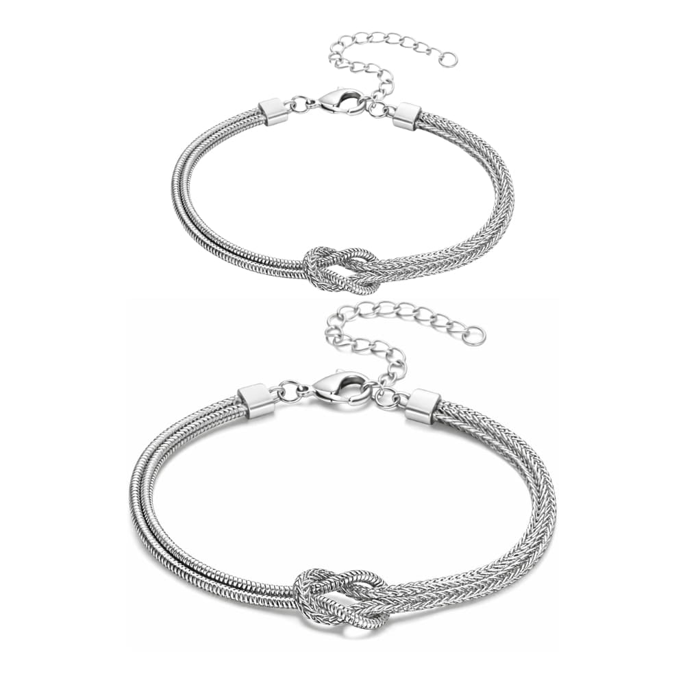 Eternity Knot Couple Bracelets (Set of 2)