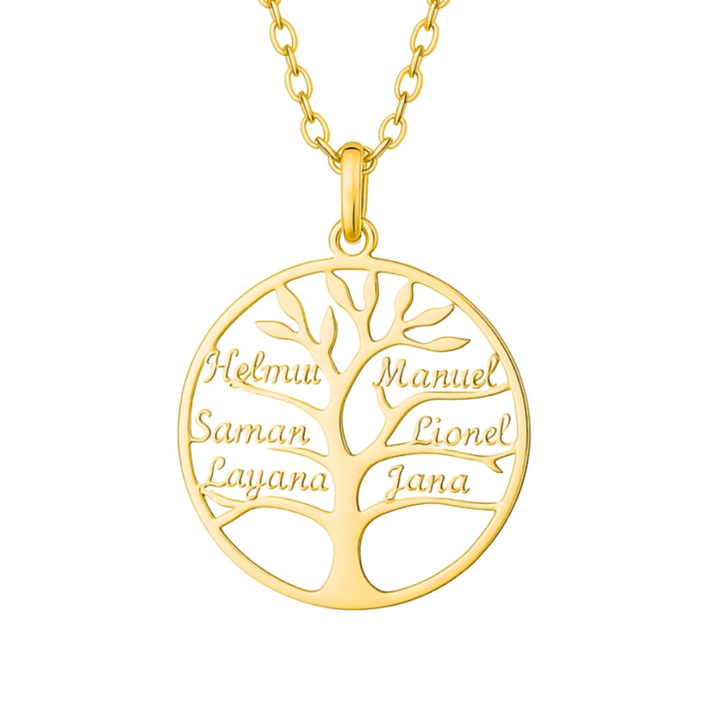 Tree of Life Chain with Engraving