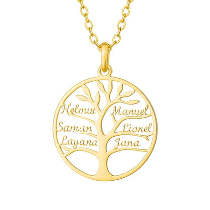 Tree of Life Chain with Engraving