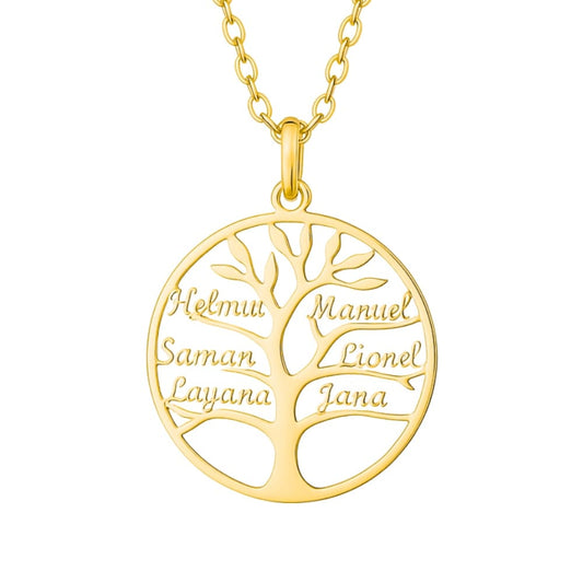 Tree of Life Chain with Engraving