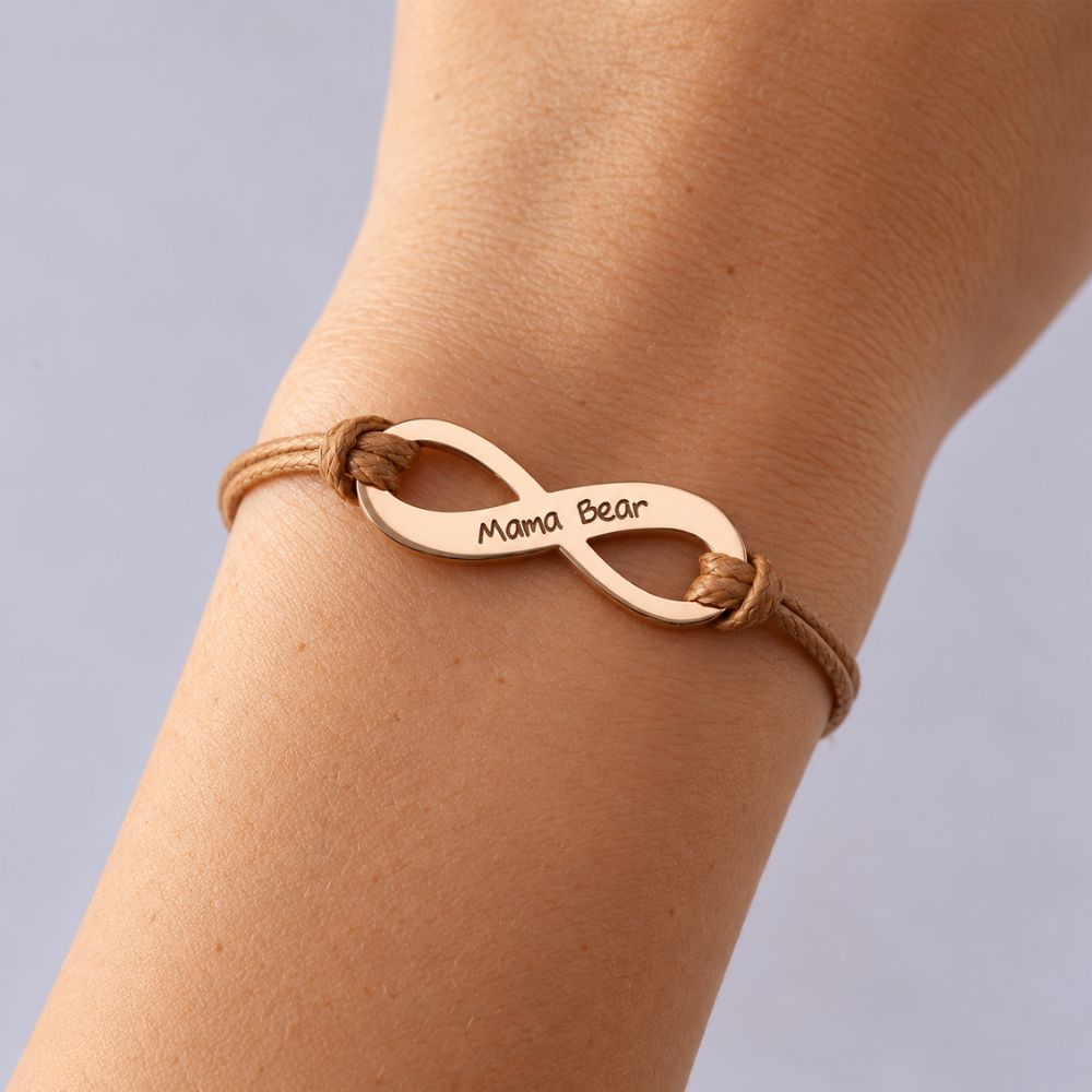 Bracelet with Personalised Infinity Symbol