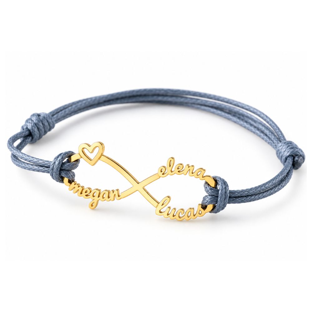 Personalised Infinity Bracelet