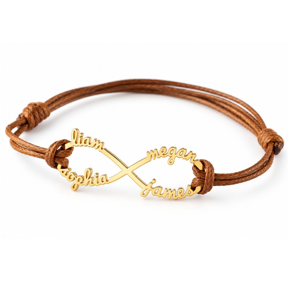 Personalised Infinity Bracelet