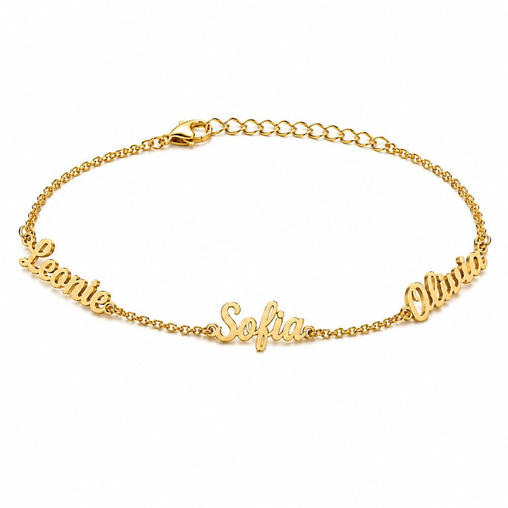 Personalisable Bracelet with 3 Names