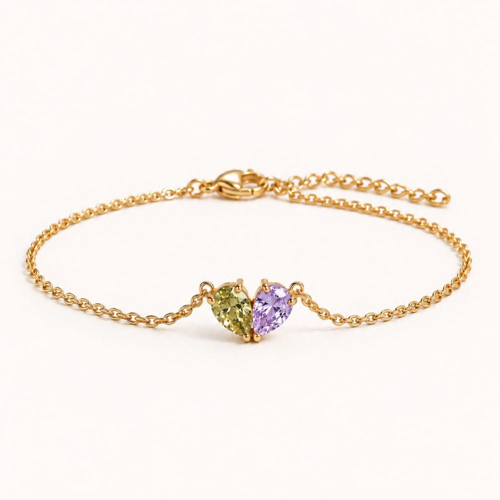 Duo Birthstone Bracelet