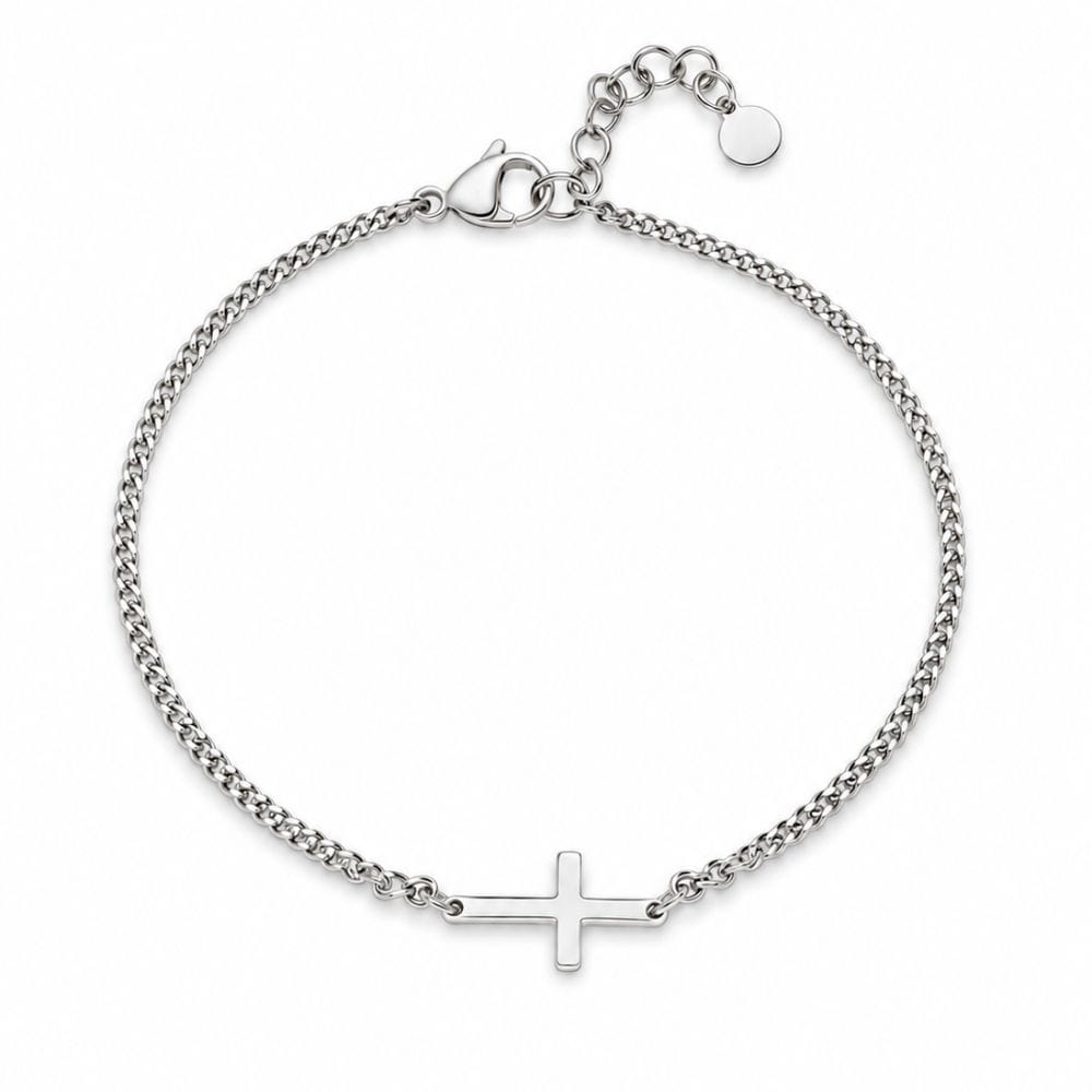 Cross Bracelet | 18K Gold