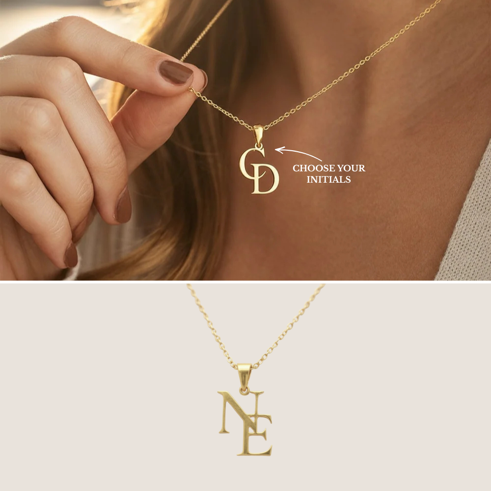 Interlocking Initials Necklace