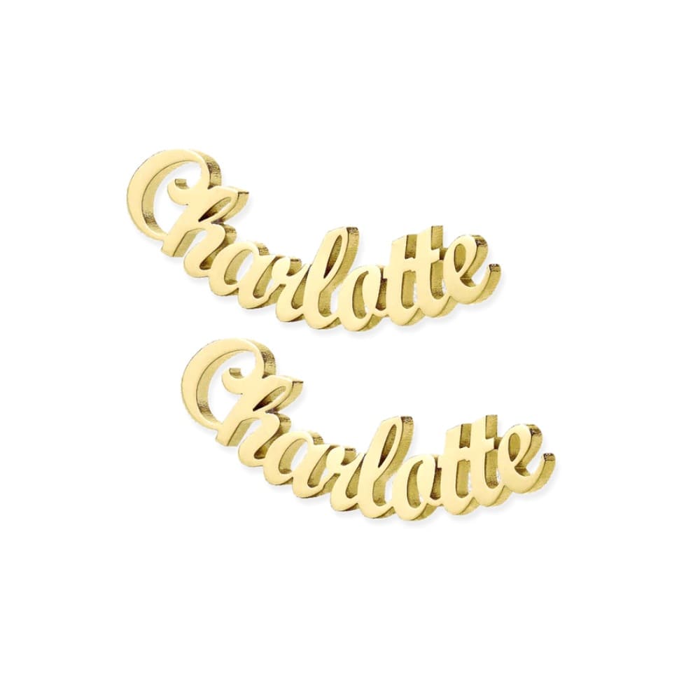 Earrings With Personal Engraving