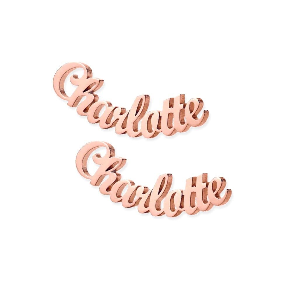 Earrings With Personal Engraving