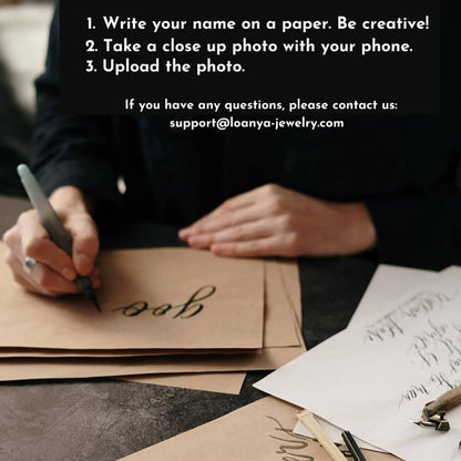 Handwritten Name Necklace