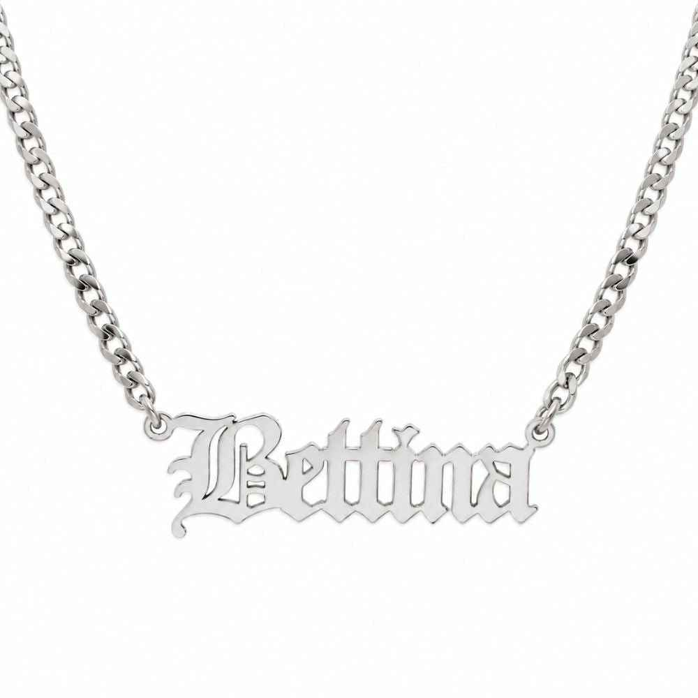 Curb Chain Name Necklace