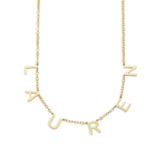 Letter Name Necklace