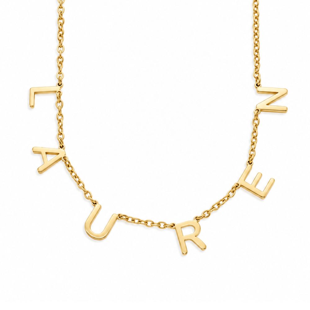 Letter Name Necklace