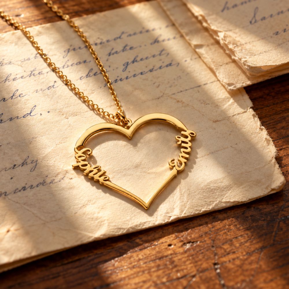 Personalised Heart Necklace