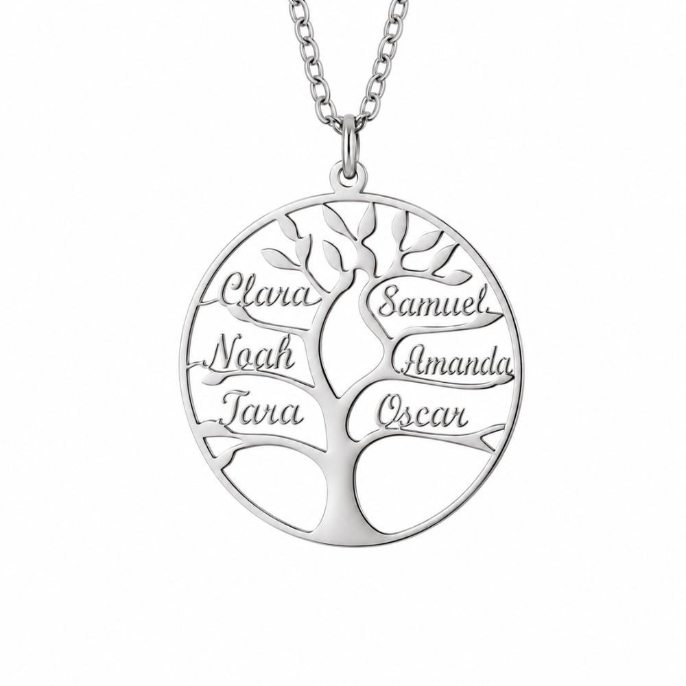 Tree of Life Chain with Engraving