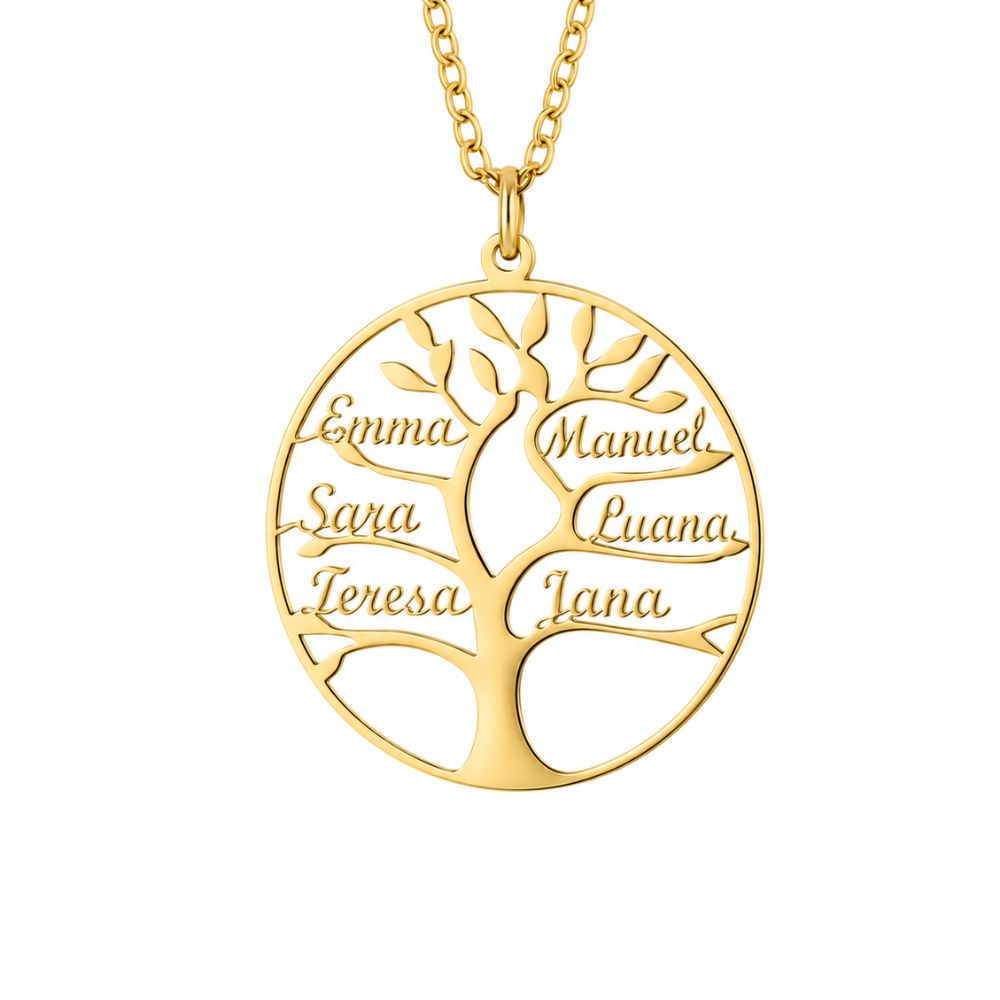 Tree of Life Chain with Engraving