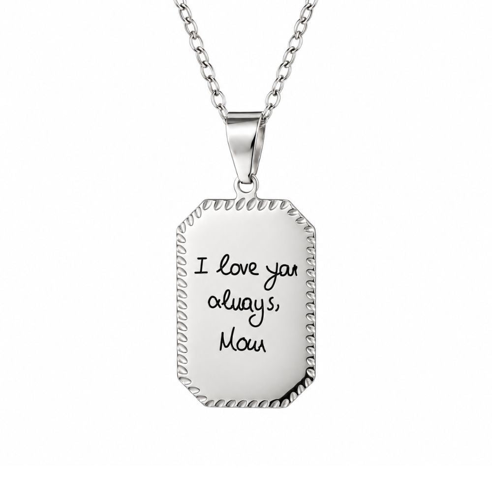 Personalised Plate Necklace