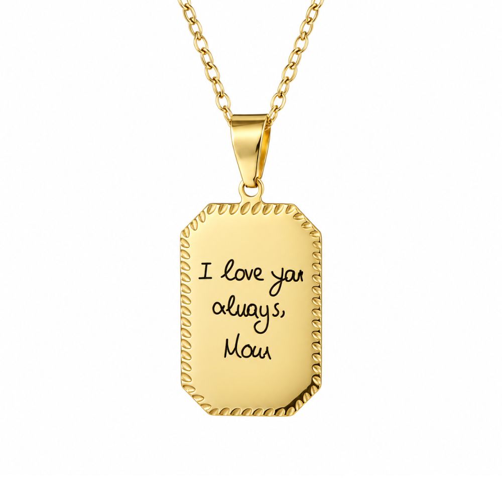 Personalised Plate Necklace