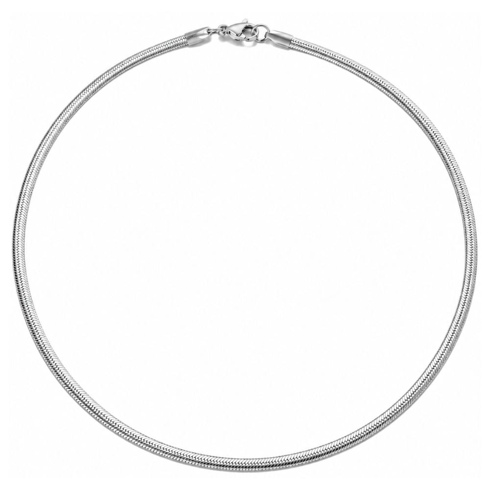 Herringbone Necklace 3 mm | 18K Gold Plating