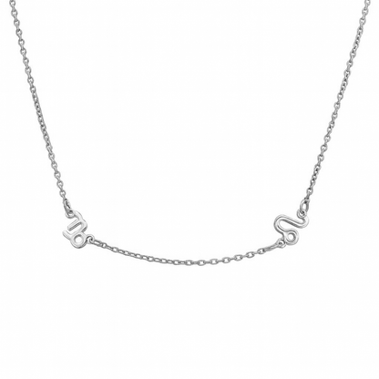 Two Zodiac Signs Necklace