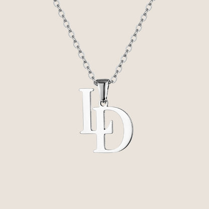 Interlocking Initials Necklace