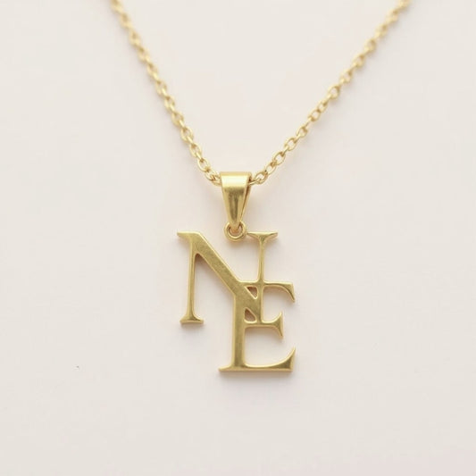 Interlocking Initials Necklace