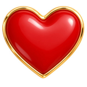Red Heart charm