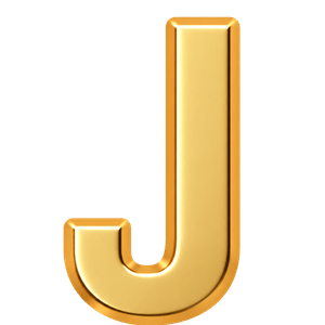 Letter J charm