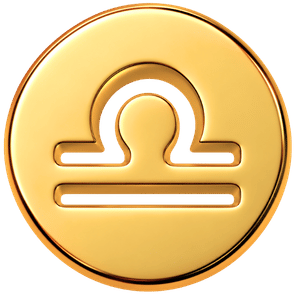 Libra zodiac charm