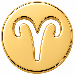 Aries zodiac charm