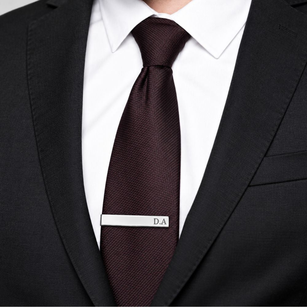 Personalised Tie Clip with Engraving