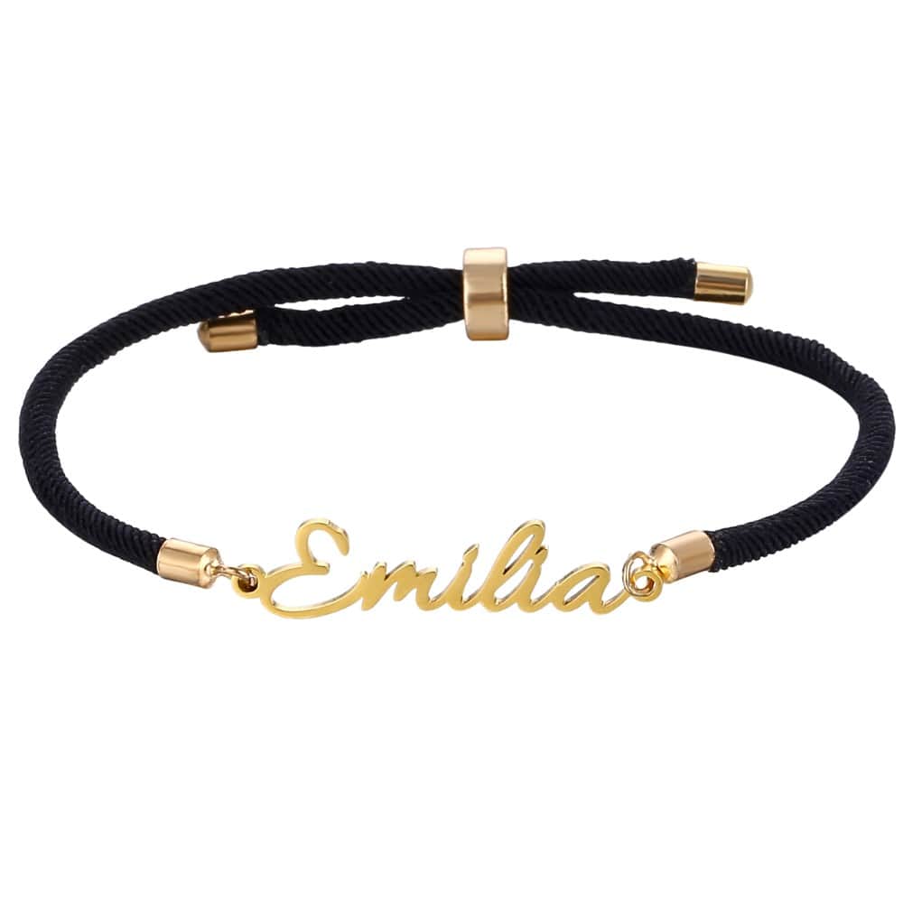 Engraved Name Cord Bracelet
Bracelets Loanya