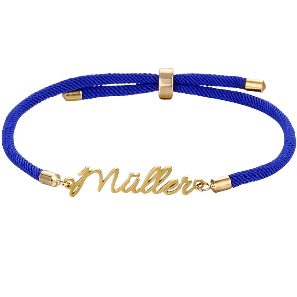 Engraved Name Cord Bracelet
Bracelets Loanya