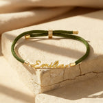 Engraved Name Cord Bracelet
Bracelets Loanya